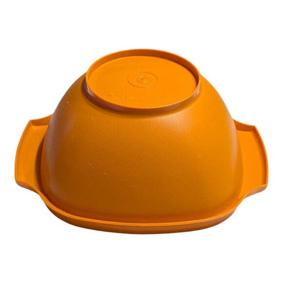 VTG Tupperware Harvest Orange 7" Square Bowl Container 838-4 NO LID USA - Picture 5 of 7